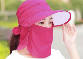 DIY光触媒抗紫外线服装、纱巾、遮阳帽