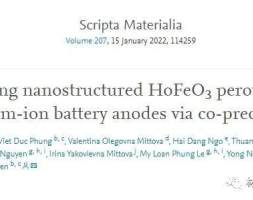 《Scripta Materialia》：共沉淀法制备锂电负极用纳米结构钙钛矿