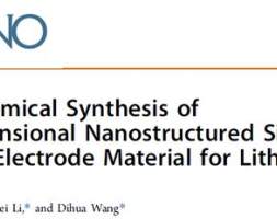 ACS Nano观点：调控阴极电位定向制备多维硅纳米负极材料