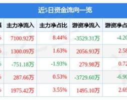 璞泰来（603659）12月7日主力资金净买入7100.92万元