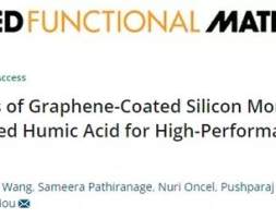 《AFM》：一种原位合成高性能硅石墨烯锂电负极材料的简便方法