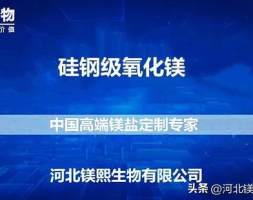 纳米氧化镁在硅钢表面涂层中的应用