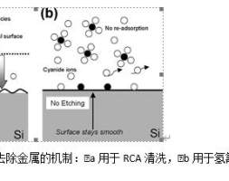 使用稀释的HCN水溶液的碳化硅清洗方法